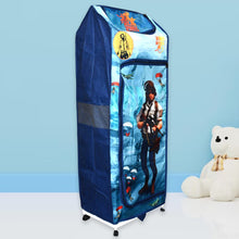 Multi Purpose Foldable Baby Wardrobe / Toy Box 5 Shelves Cartoon Printed