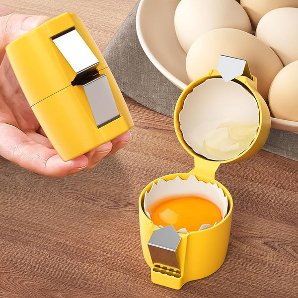 Egg Shell Opener Egg Cracker Tool for Raw Eggs Handheld