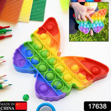 Fidget Toy Push  Bubble Fidget Sensory Toy for Kids and Adults Fidget per Stress Reliever Sensory Fidget pers (Butterfly & Car Shape / 1 Pc)