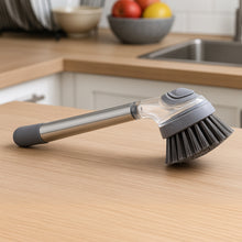 5939 Cleaning Brushes Set Scrub Brush Bathroom Brush Long Handle Liquid Dispenser Pot Washing Brush