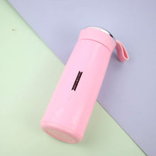 Water Bottle 400ml Leak Proof Glass Water Bottle With Daily Water Intake For Gym And Children Nice Bottle (1 Pc  Pink Color)