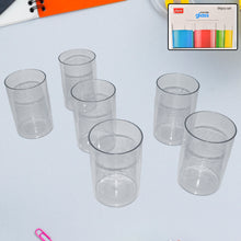 Apex Everyday Plastic Glass Set  6 Pieces Lightweight  Unbreakable