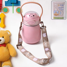 Stainless Steel Kitten / Bottle Vacuum Insulated Cup With Handle & Strap (700 ML)