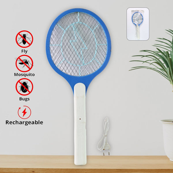 Anti Mosquito Racquet Rechargeable Insect Killer Bat with LED Light