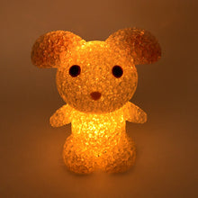 Crystal LED Night Light Lamp – Cute Glowing Animal Decorative Light (1 Pc)