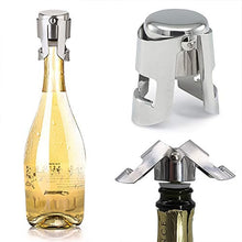 Stainless Steel Sealed Sparkling Champagne Bottle Stopper Big size