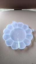 Round Compartment Plastic Storage Box (1 Pc)