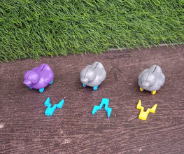 Small push back duck toy, Ejectable spring tail duck, Small DIY duck Toy