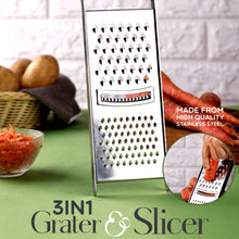 Apex Stainless Steel Grater  Slicer (3 In 1)