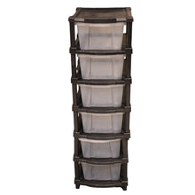 6-layer Modular Plastic Drawer Storage Cabinet