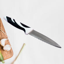 Ritu Stainless Steel Serrated Blade Zebra Kitchen Knife (1 Pc)