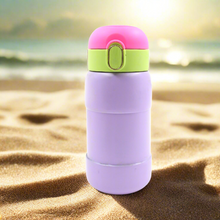 Duckstainless Steel Water Bottle For Kids Adults Steel Flask Metal Thermos Spill Proof Cap Closure Bpa Free For School Home Office Drinkware 400 Ml