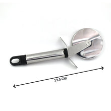 2732 Stainless Steel Pizza Cutter Pastry Cake Slicer Sharp Wheel Type