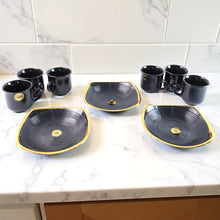 8237 Sweet Buzz Ceramic Tea  Cups  Mug Set With Seashell Shape Serving Bowl Milk Cup Coffee Cup Tea Cup Breakfast Cup Drinking Mug Or Outdoor For Household Gift For Birthday Wedding Party (8 Pcs Set)