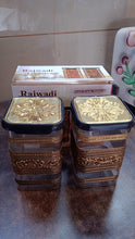 Plastic Rajwadi Container 2pcs Set 1100ml