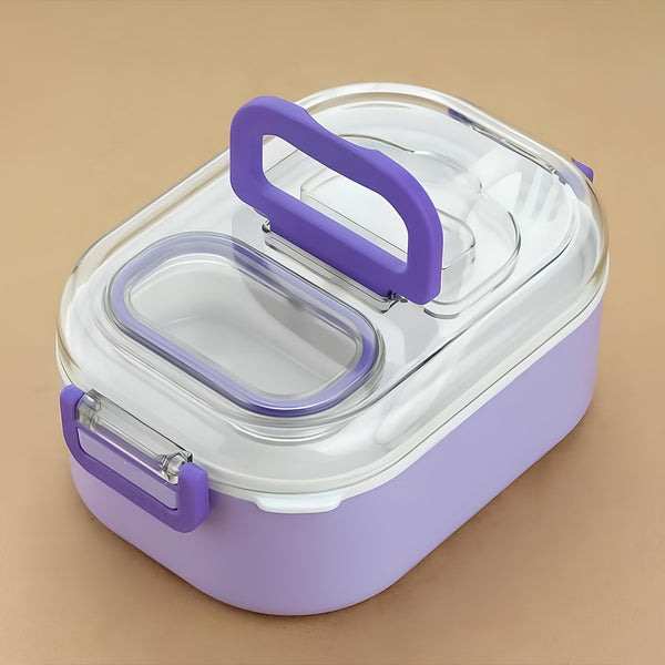 Multi-functional 1 Set Leakproof Lunch Box With Cutlery  Tumbler
