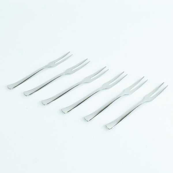 Apex 6 In 1 Stainless Steel Fruit Fork (1 Set)